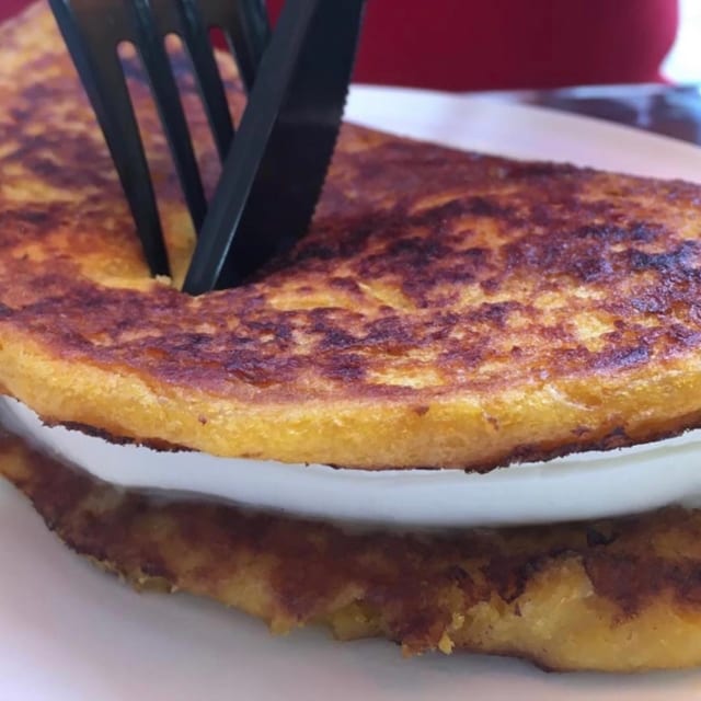 Breakfast - Cachapa.